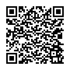 QR код за телефонен номер +12024561364