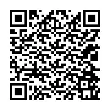 QR код за телефонен номер +12024561365