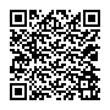 QR-koodi puhelinnumerolle +12024561369