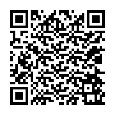 QR-koodi puhelinnumerolle +12024561719