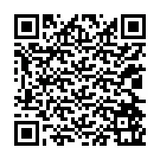 QR-koodi puhelinnumerolle +12024561720