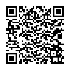 QR-code voor telefoonnummer +12024561721