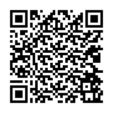 QR-Code für Telefonnummer +12024561722