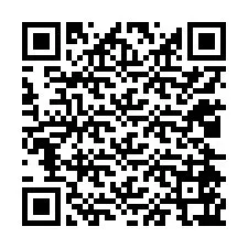 QR-code voor telefoonnummer +12024567892