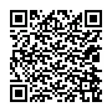 QR-koodi puhelinnumerolle +12024569285