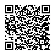 QR-код для номера телефона +12024574578