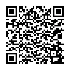 QR код за телефонен номер +12024583581