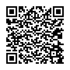 Código QR para número de teléfono +12024585303