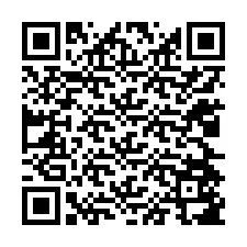 QR-koodi puhelinnumerolle +12024587322