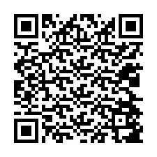 Codice QR per il numero di telefono +12024587323