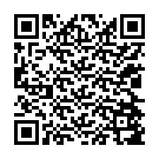 QR-koodi puhelinnumerolle +12024587324