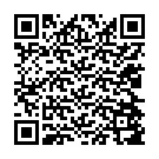 QR Code สำหรับหมายเลขโทรศัพท์ +12024587326