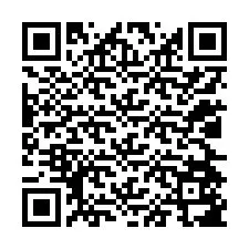 Codice QR per il numero di telefono +12024587328