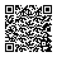 QR-koodi puhelinnumerolle +12024587465