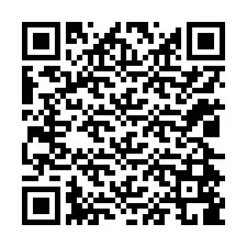 QR-koodi puhelinnumerolle +12024589061