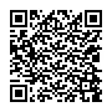 Código QR para número de teléfono +12024589064