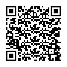 QR код за телефонен номер +12024589069