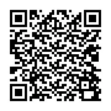 QR-koodi puhelinnumerolle +12024590632