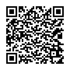 Código QR para número de telefone +12024615431