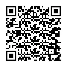 QR-code voor telefoonnummer +12024615433