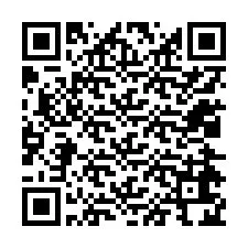 QR-koodi puhelinnumerolle +12024624887