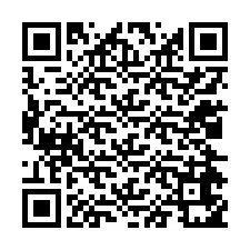 QR код за телефонен номер +12024651896