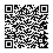 QR-koodi puhelinnumerolle +12024651906