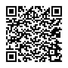 QR-koodi puhelinnumerolle +12024672287