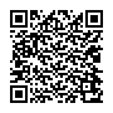 Código QR para número de telefone +12024672292