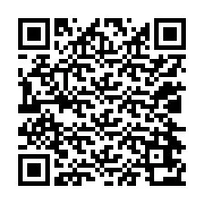 QR-koodi puhelinnumerolle +12024672298