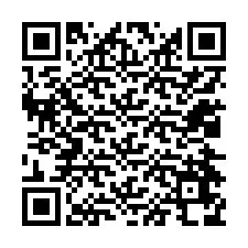 QR-koodi puhelinnumerolle +12024678687