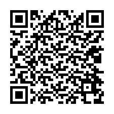 QR код за телефонен номер +12024678692