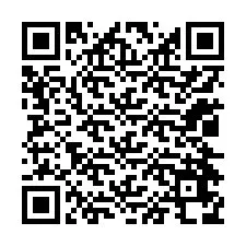 QR-code voor telefoonnummer +12024678695