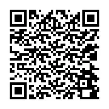 QR код за телефонен номер +12024680308