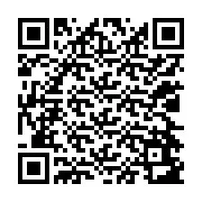 Código QR para número de telefone +12024683628