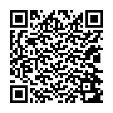 Código QR para número de telefone +12024683635