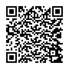 Código QR para número de telefone +12024683638