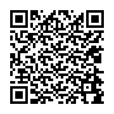 QR-koodi puhelinnumerolle +12024684142