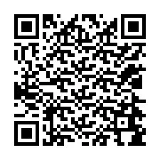 QR-koodi puhelinnumerolle +12024684149