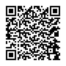 QR-koodi puhelinnumerolle +12024684981