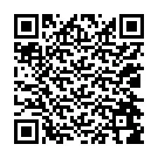 QR Code สำหรับหมายเลขโทรศัพท์ +12024686798