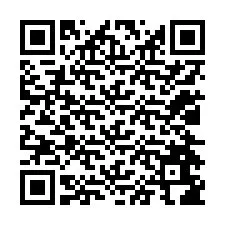 Código QR para número de telefone +12024686799