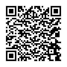 QR-koodi puhelinnumerolle +12024688701