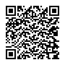 Código QR para número de telefone +12024704026