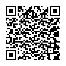 QR-koodi puhelinnumerolle +12024704028