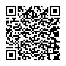 QR-koodi puhelinnumerolle +12024704032