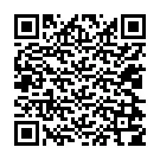 Código QR para número de telefone +12024704033