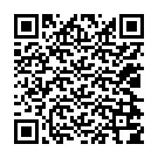 Código QR para número de teléfono +12024704039