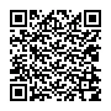 QR-koodi puhelinnumerolle +12024704042