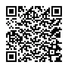 QR-koodi puhelinnumerolle +12024704049